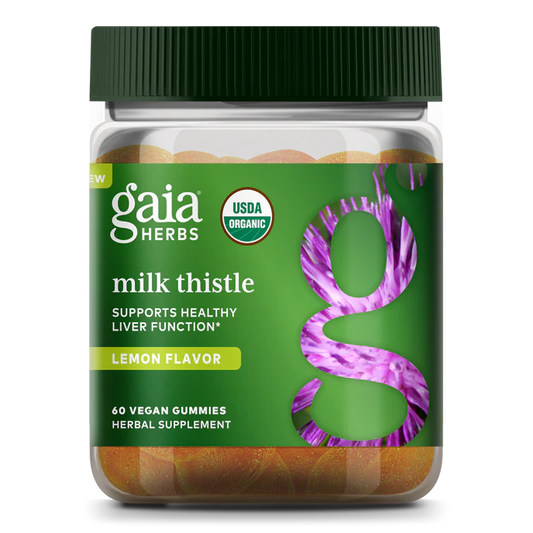 Gaia Herbs Milk Thistle Gummies 60s