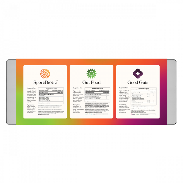 Gutsi Gut Reset Kit The Gutsi® Gut Reset Kit is an advanced 60-day protocol that offers complete care for supporting the ultimate gut health transformation. Balance and bloom your way to amazing health!