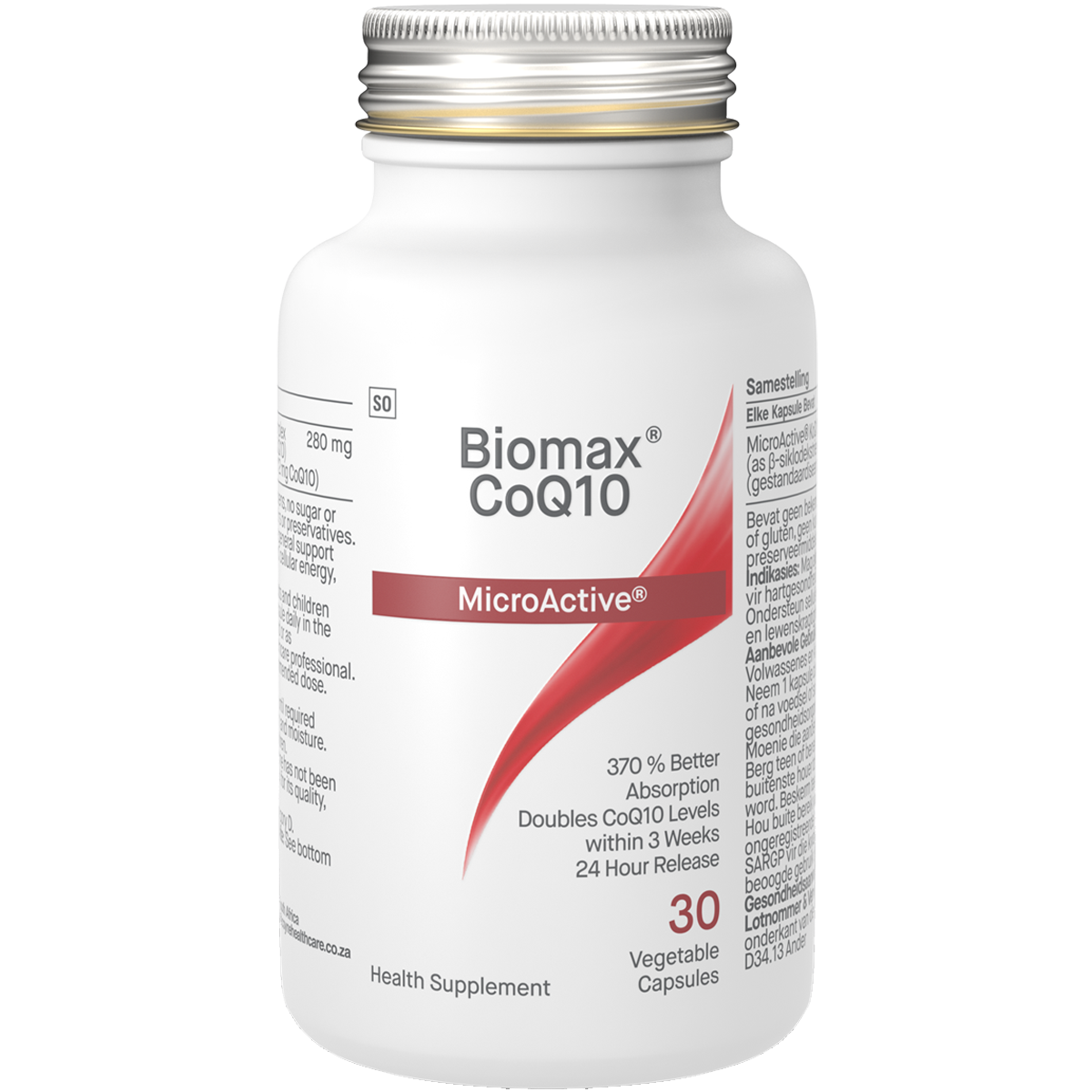 Biomax CoQ10 MicroActive 30 Veg Caps