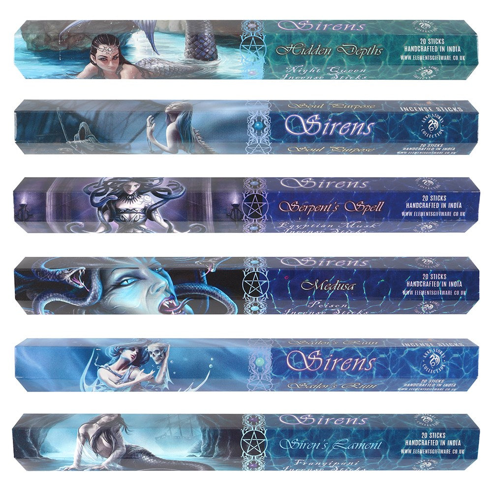 Anne Stokes Sirens Incense Gift Pack 20gm