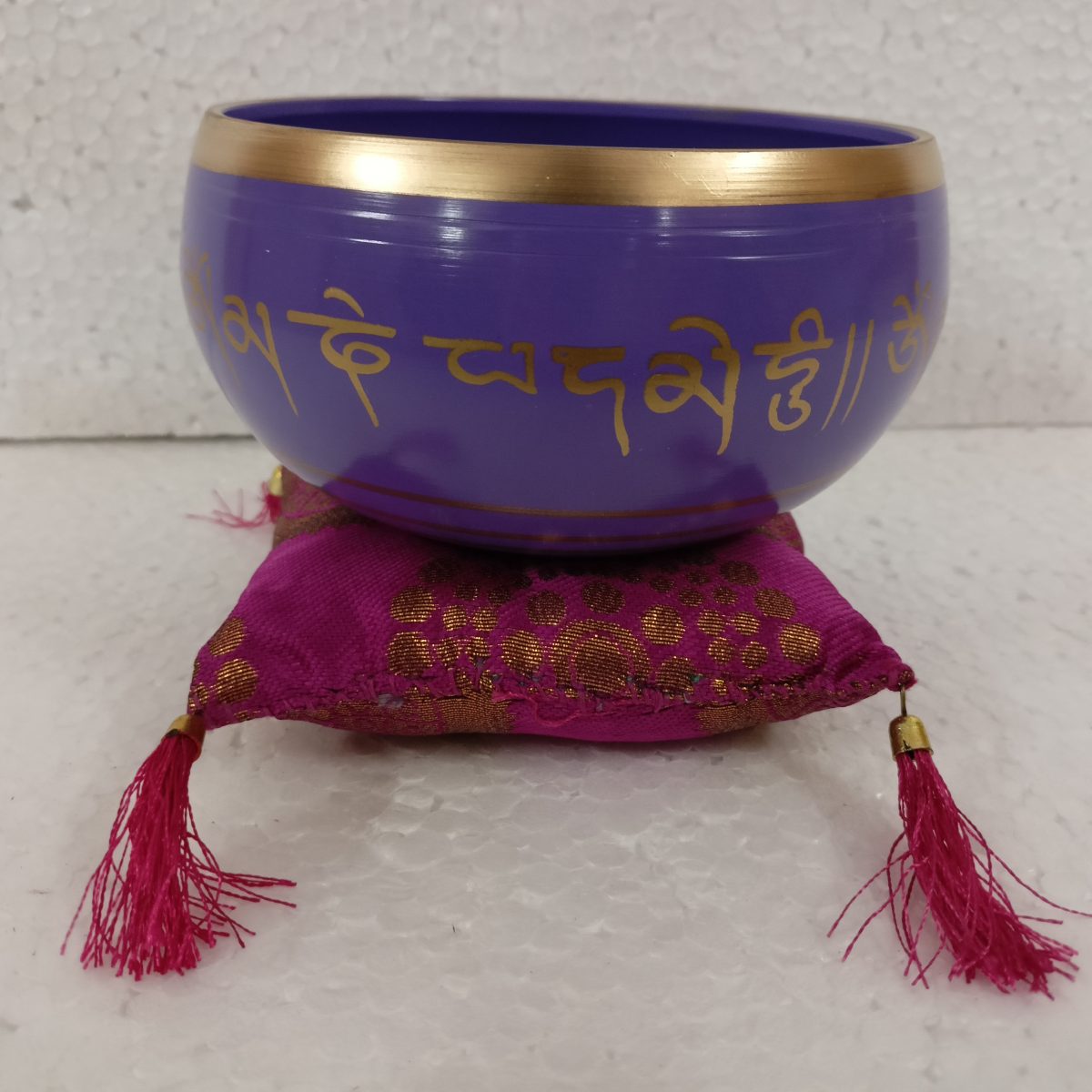 Tibetan Singing Bowl Medium Purple SBMP