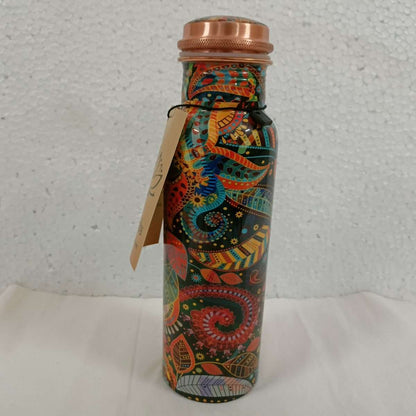Ayurveda Copper Bohemian Bottle 750ml