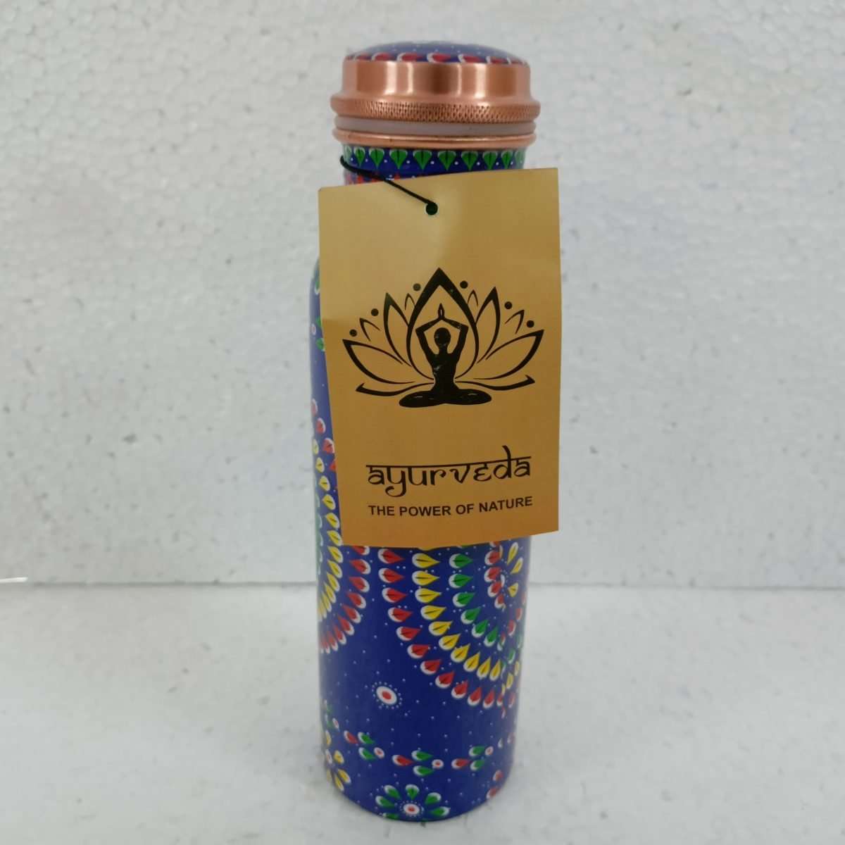 Ayurveda Copper Mandala Bottle 750ml