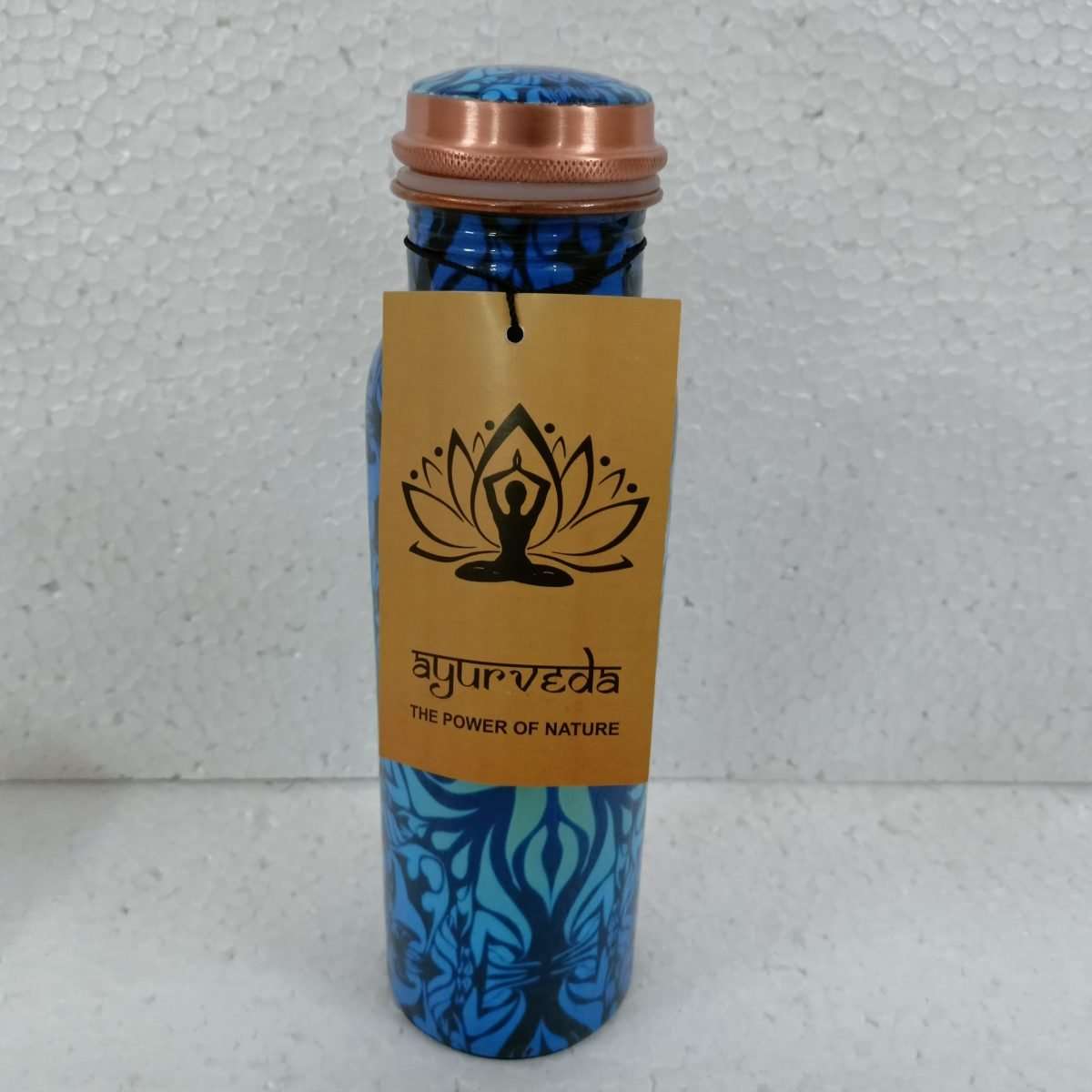 Ayurveda Copper Blue Bottle 750ml