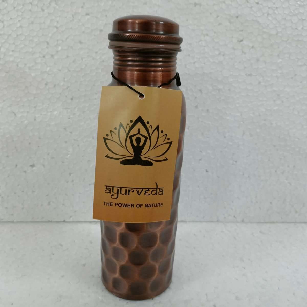 Ayurveda Copper Antique Diamond Bottle 750ml