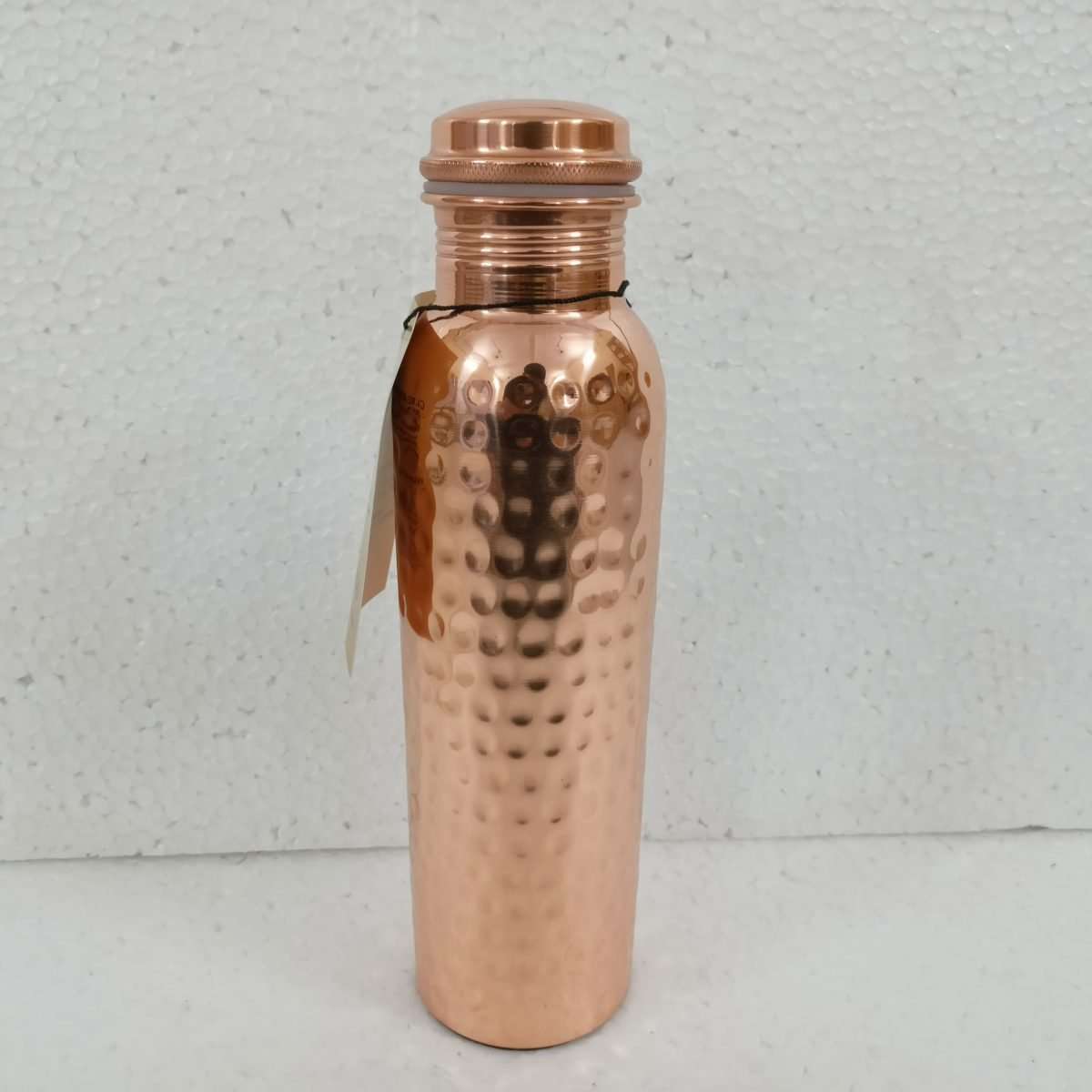 Ayurveda Copper Hammered Water Bottle 1L