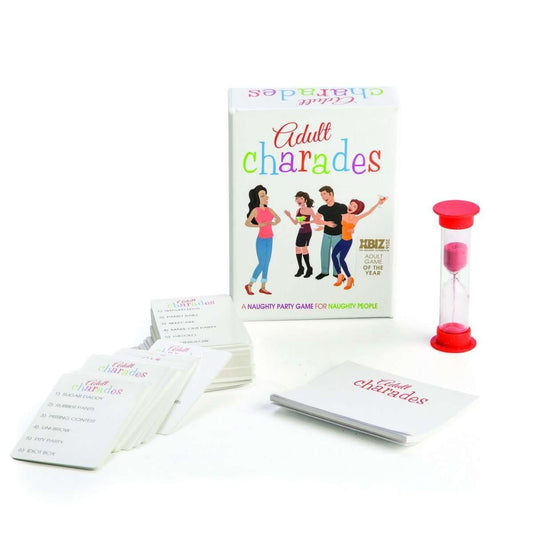 Adult Charades Game
A re-imagining of the classic game to make a naughty party game for naughty people
Players act out rude suggestions and their teammates try to guess as many answers as possible within the time limit
Game includes 80 Charade cards with 6 charades each, a one-minute timer and a score pad
9.5(L) x 4(W) x 12(H) cm
Colour box
1st Stop, Marshall's Health Shop, Gift Shop!
SKU: KG-ACG