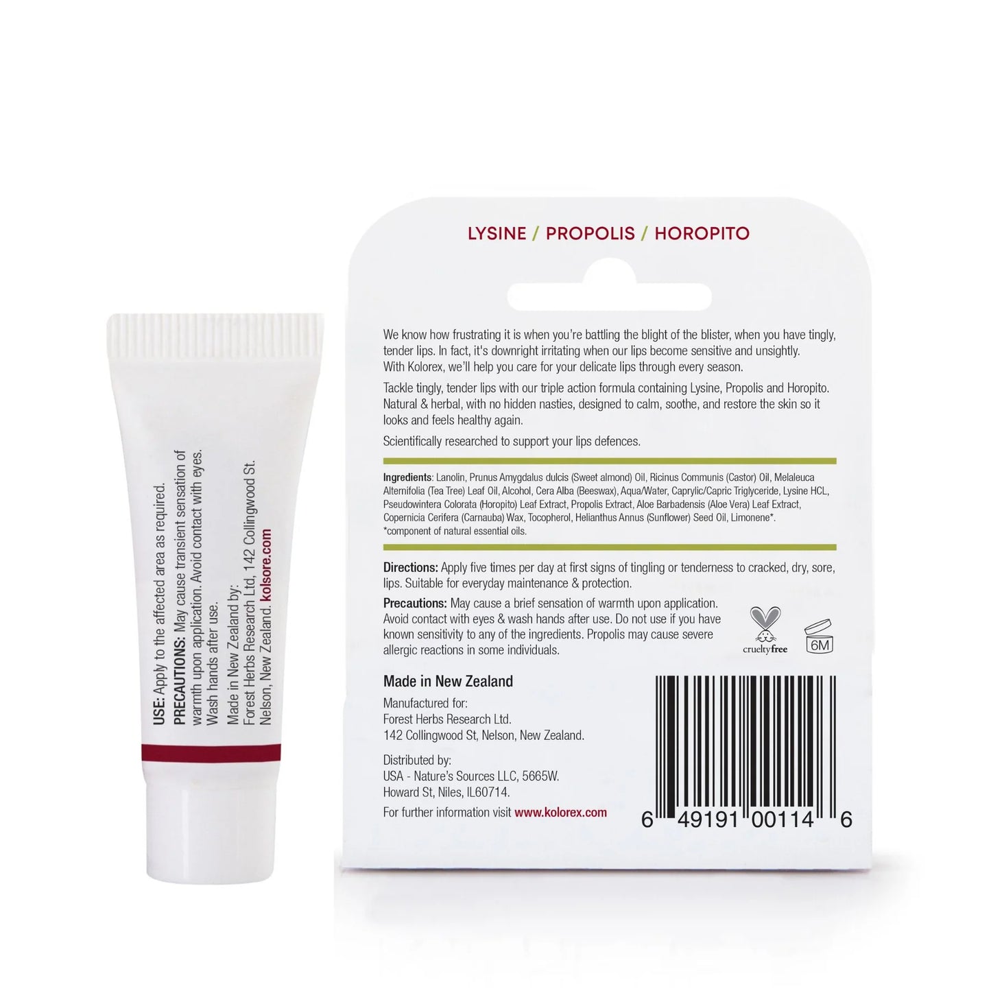 KOLOREX Kolsore Lip Ointment 5g