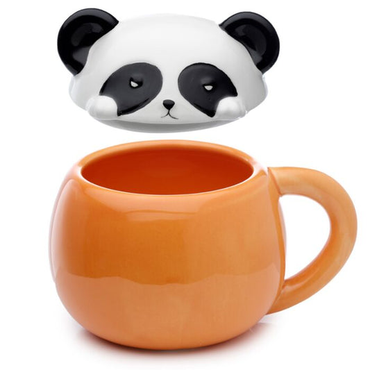 Panda Peeping Ceramic Animal Mug