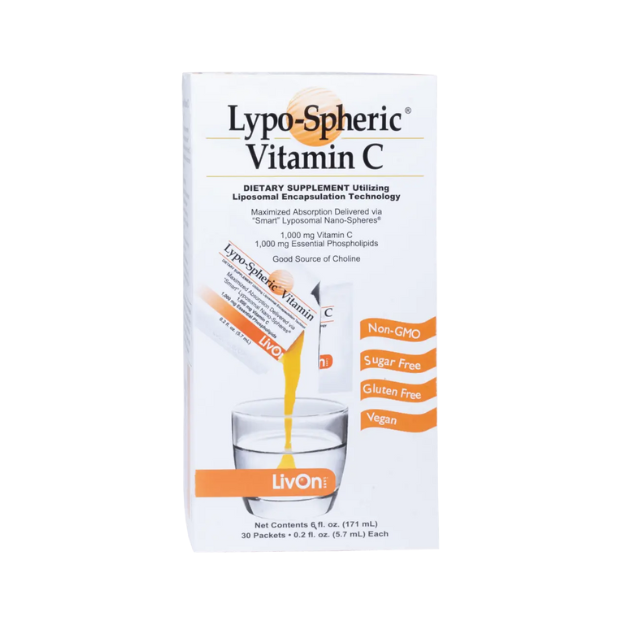 Lypo-Spheric Vitamin C 30 Sachets 1st Stop, Marshall's Health Shop! Most Vitamin C supplements leave your body before absorbing in the immune system. The top-selling liposomal vitamin c supplement since 2004, Lypo-Spheric® Vitamin C delivers this critical nutrient into your bloodstream and cells.