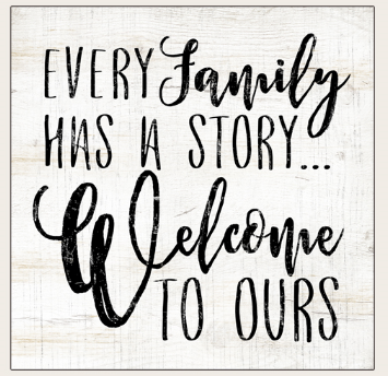 Wall Art MDF Every Family Has A Story