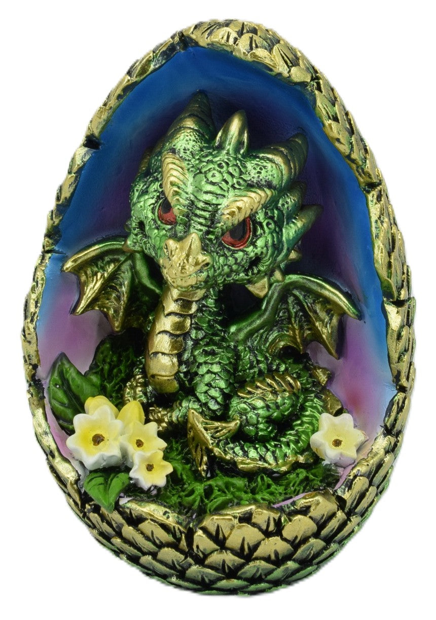 Green Dragon In Egg