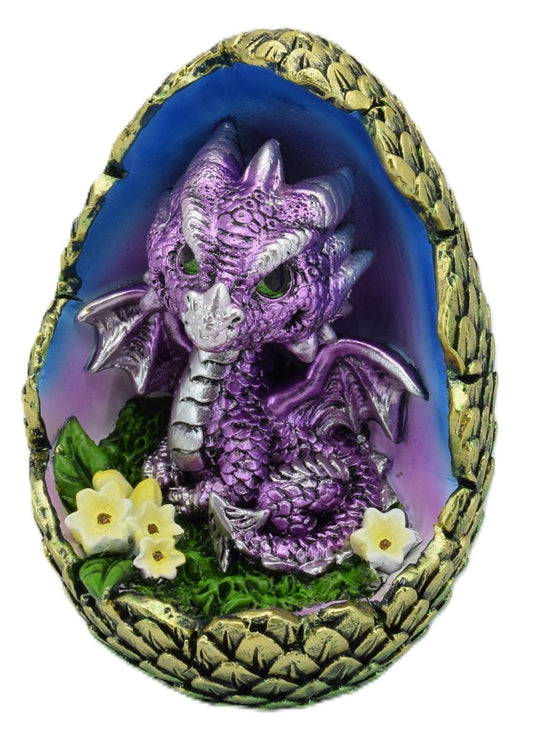 Purple Dragon In Egg