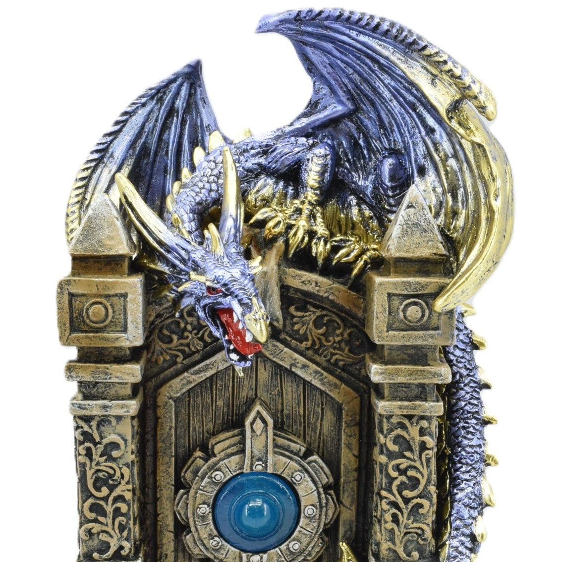 Blue Dragon On Castle Door LED Light