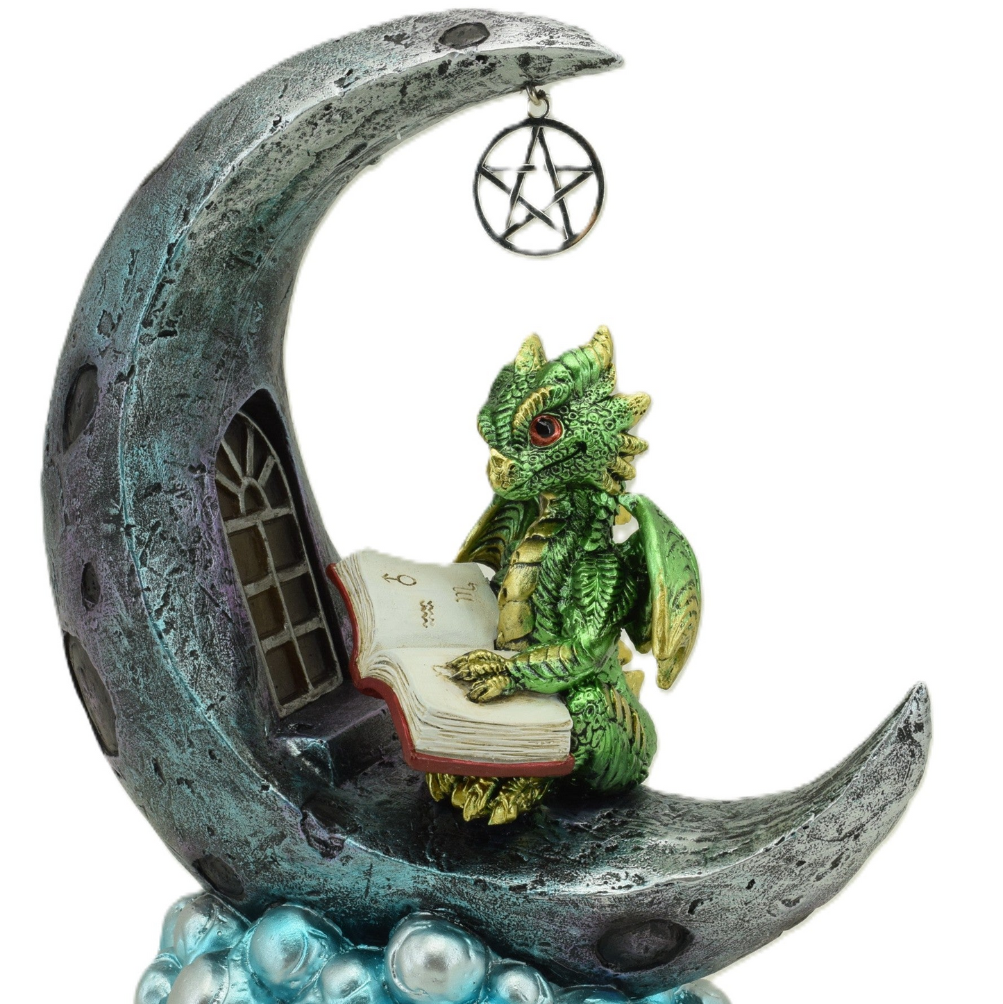 Green Dragon On Moon LED Light