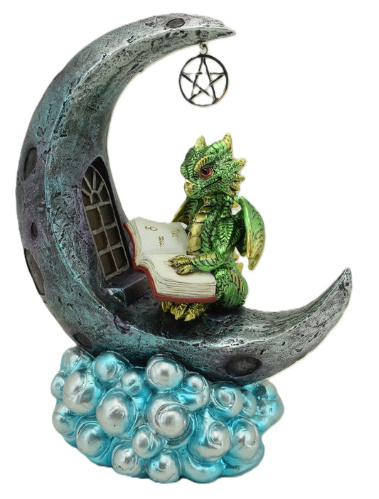Green Dragon On Moon LED Light