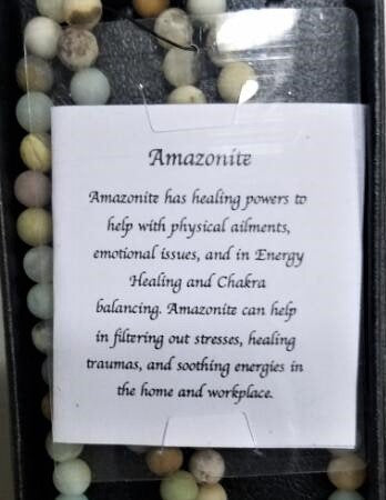 Amazonite Mala Necklace - 108 Beads
