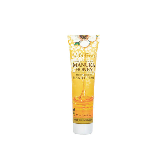 Wild Ferns Manuka Honey Moisture Rich Hand Creme 30ml
Made in New Zealand
1st Stop, Marshall's Health Shop, Gift Shop!
SKU: MNHC30