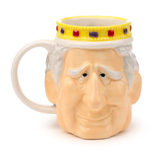 King Charles III Ceramic Head Mug