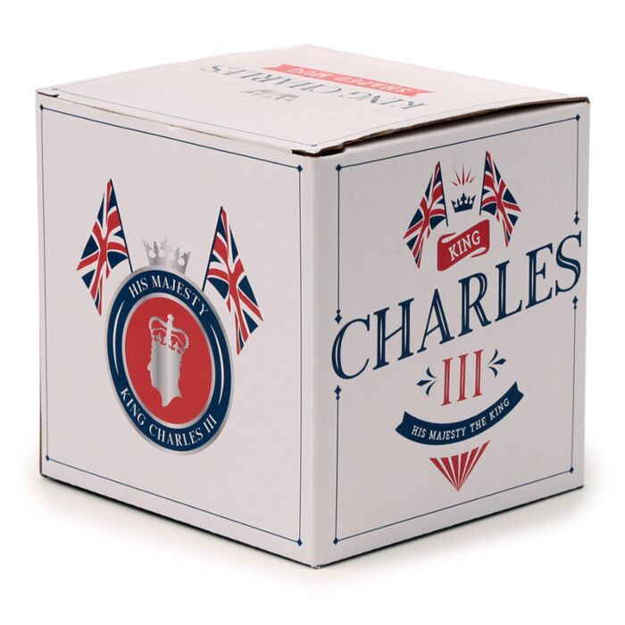 King Charles III Ceramic Head Mug