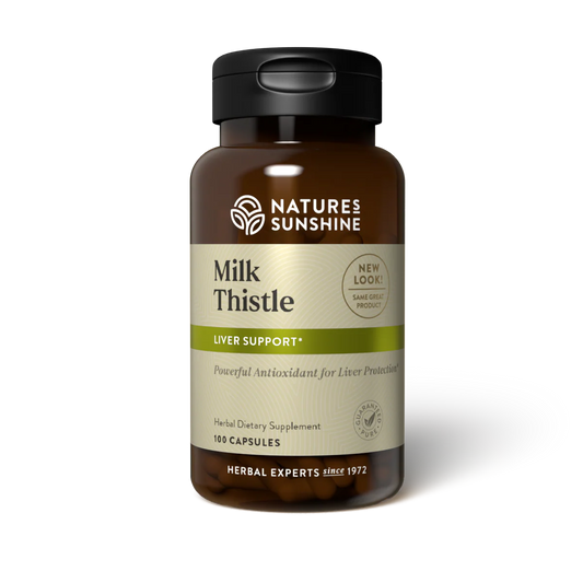 Natures Sunshine Milk Thistle 100 Capsules