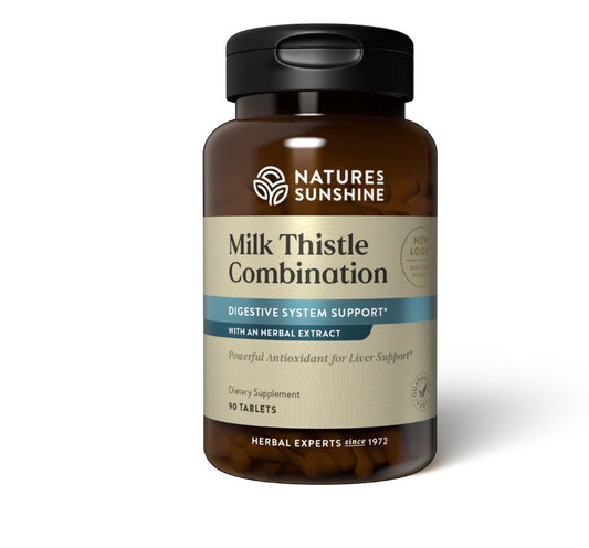 Natures Sunshine Milk Thistle Combination 90 Tablets