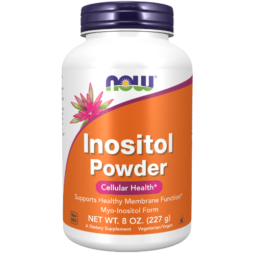 NOW Foods Inositol Powder 227g 1st Stop, Marshall's Health Shop!  Inositol is a non-essential member of the B-complex family with dietary sources from both animal and plant foods. The form of inositol used in this product is myo-inositol, the most abundant form of this nutrient.