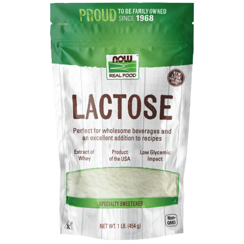 NOW Foods Lactose Powder 454g 1st Stop, Marshall's Health Shop! Lactose is a sugar found in milk and is actually the first carbohydrate you and every other mammal on Earth consumes.