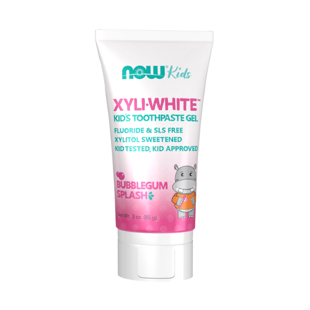 NOW Foods XyliWhite Bubblegum Splash Toothpaste Gel for Kids 85g 1st Stop, Marshall's Health Shop!  NOW® Solutions is the next step in the evolution of personal care products. Our products are formulated with the finest functional ingredients from around the world, while avoiding harsh chemicals and synthetic ingredients, to provide a clean beauty line that is inspired by nature.