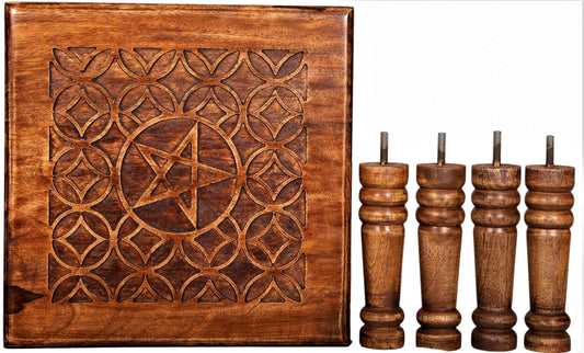 Altar Table Pentacle in Flower of Life