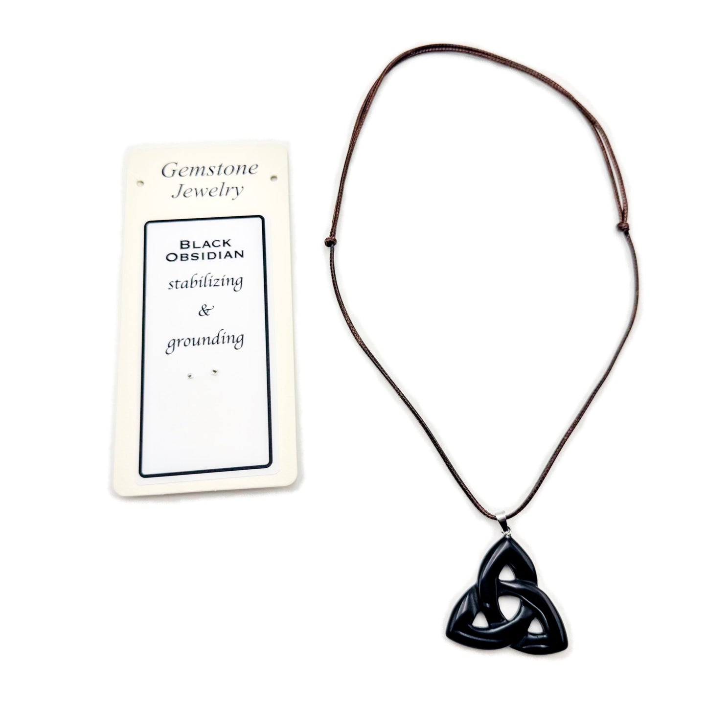 Triquetra Pendant Black Obsidian
3.5×3.5×0.5CM, 70cm Cord
1st Stop, Marshall's Health Shop, Gift Shop!
SKU: PD8