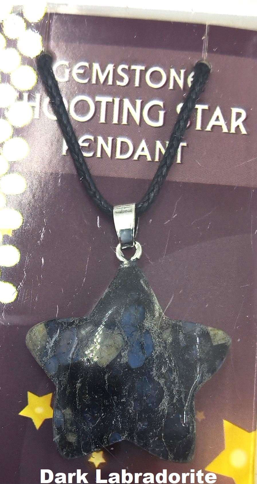 Gemstone Shooting Star Pendant