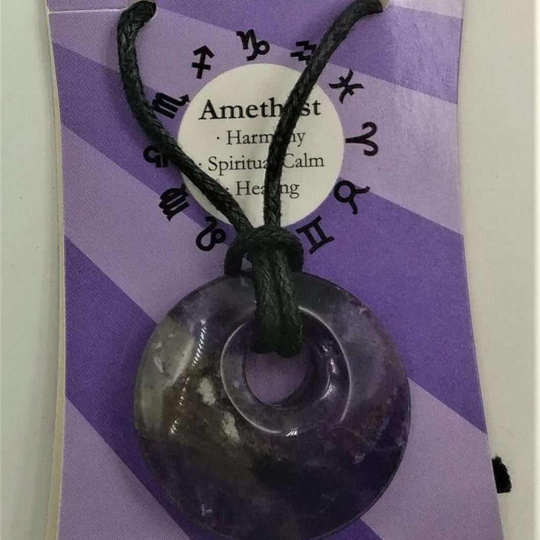 Zodiac Donut- Sagittarius- Pendant Amethyst