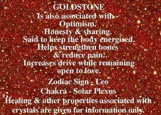Pendant Goldstone