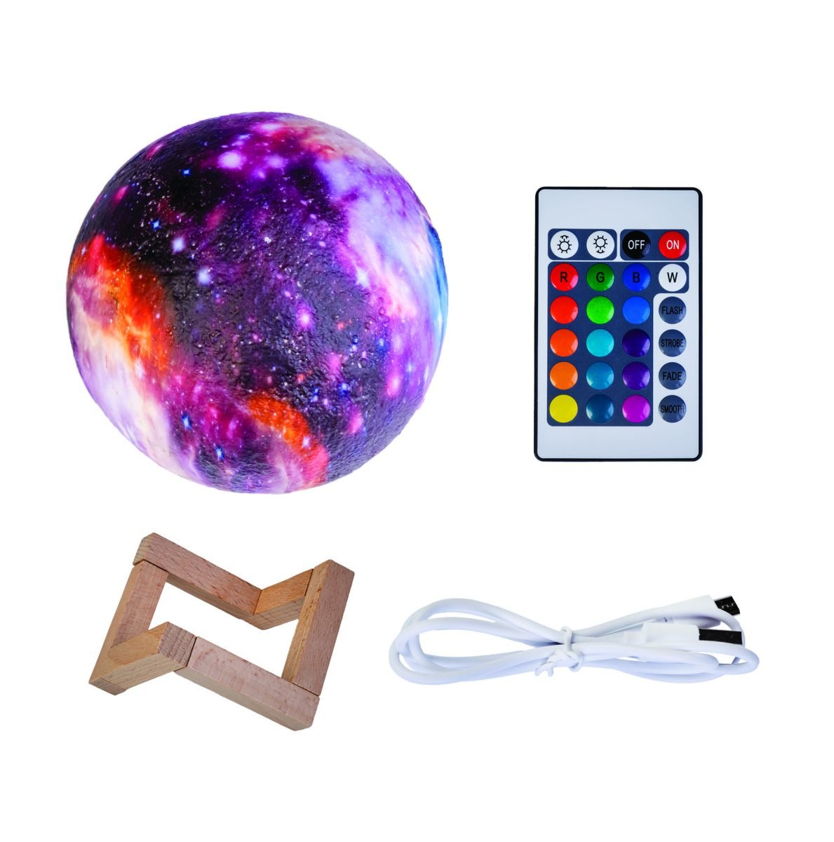 Galaxy Moon Touch Lamp