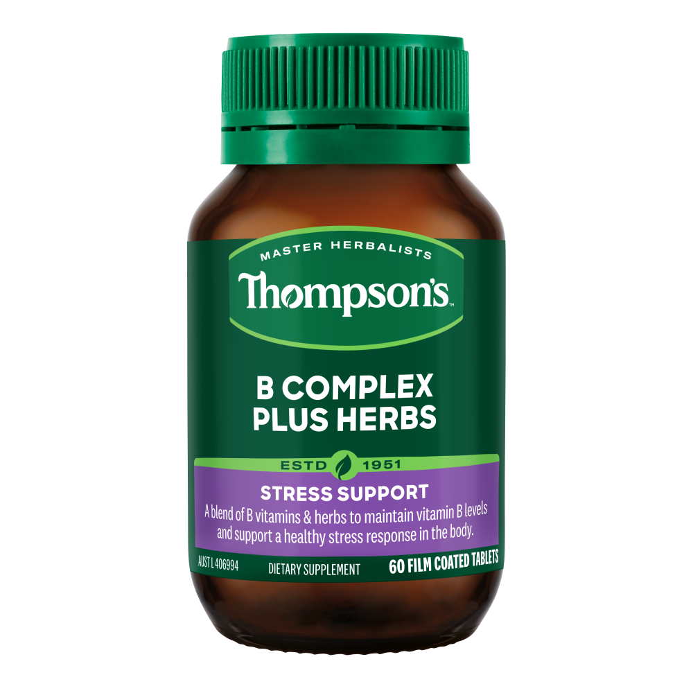 Thompson's B Complex Plus Herbs 60 Tablets