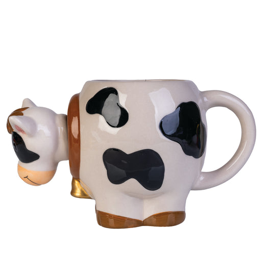 Cow 3D Bobble Head Mug