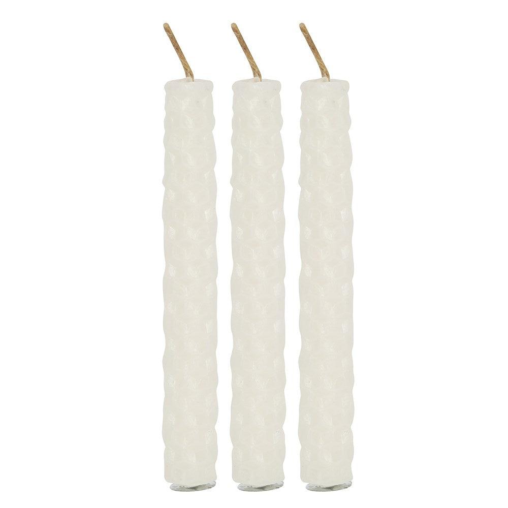 White Beeswax Spell Candles (6)