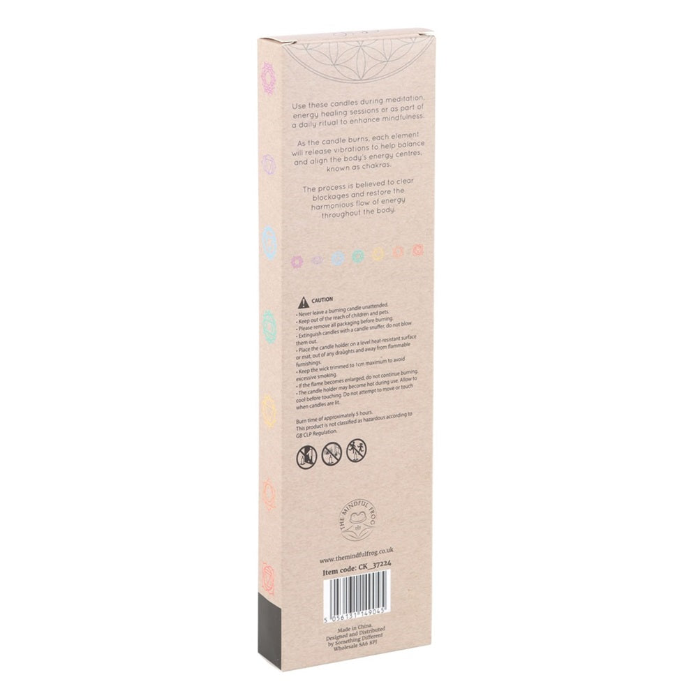White Chakra Dinner Candles (3)