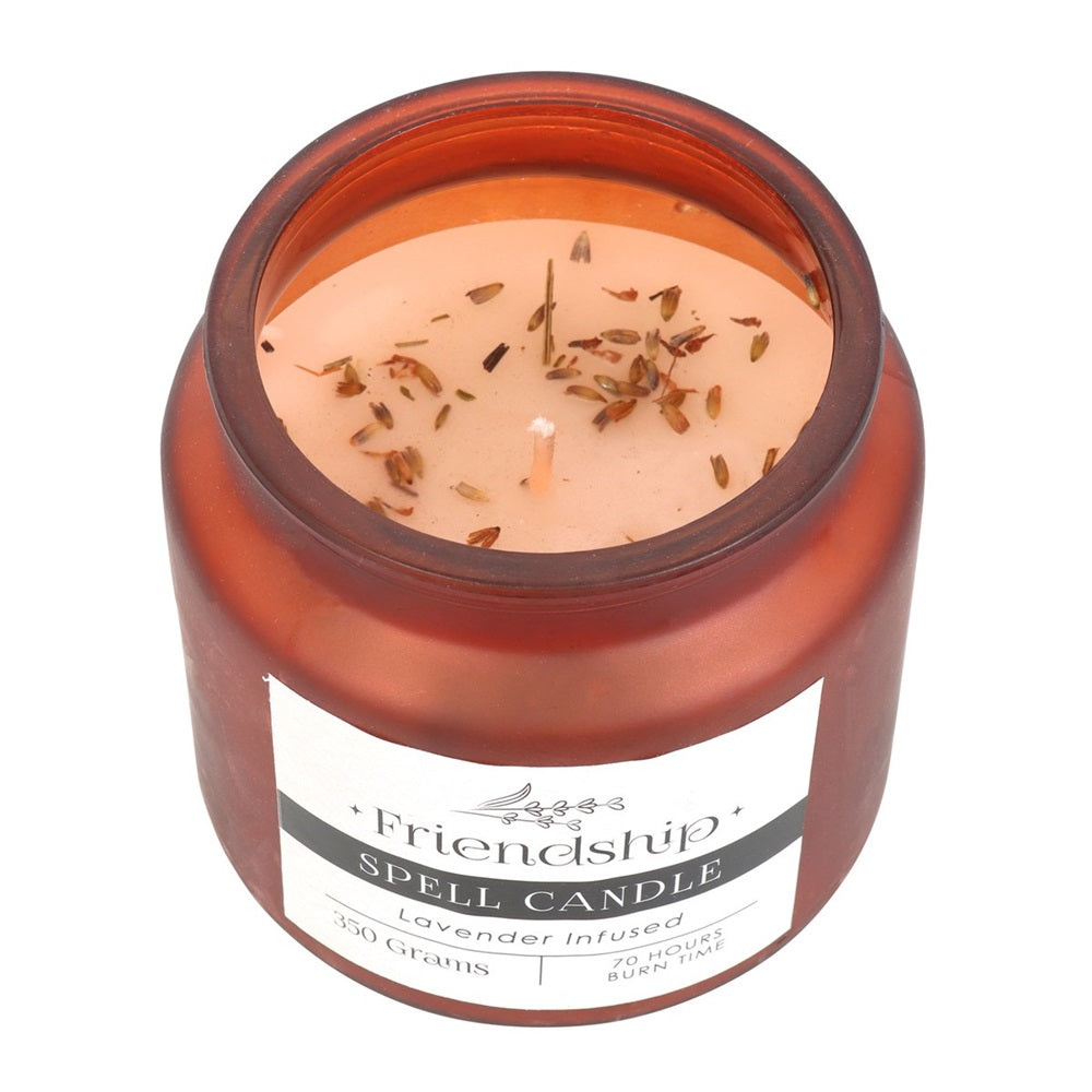 Friendship Spell Candle Lavender Infused