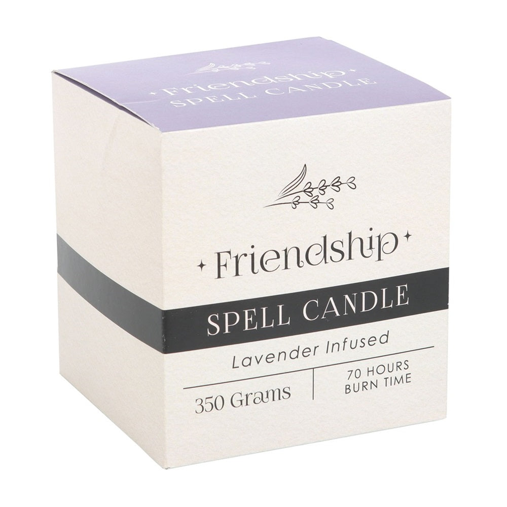 Friendship Spell Candle Lavender Infused