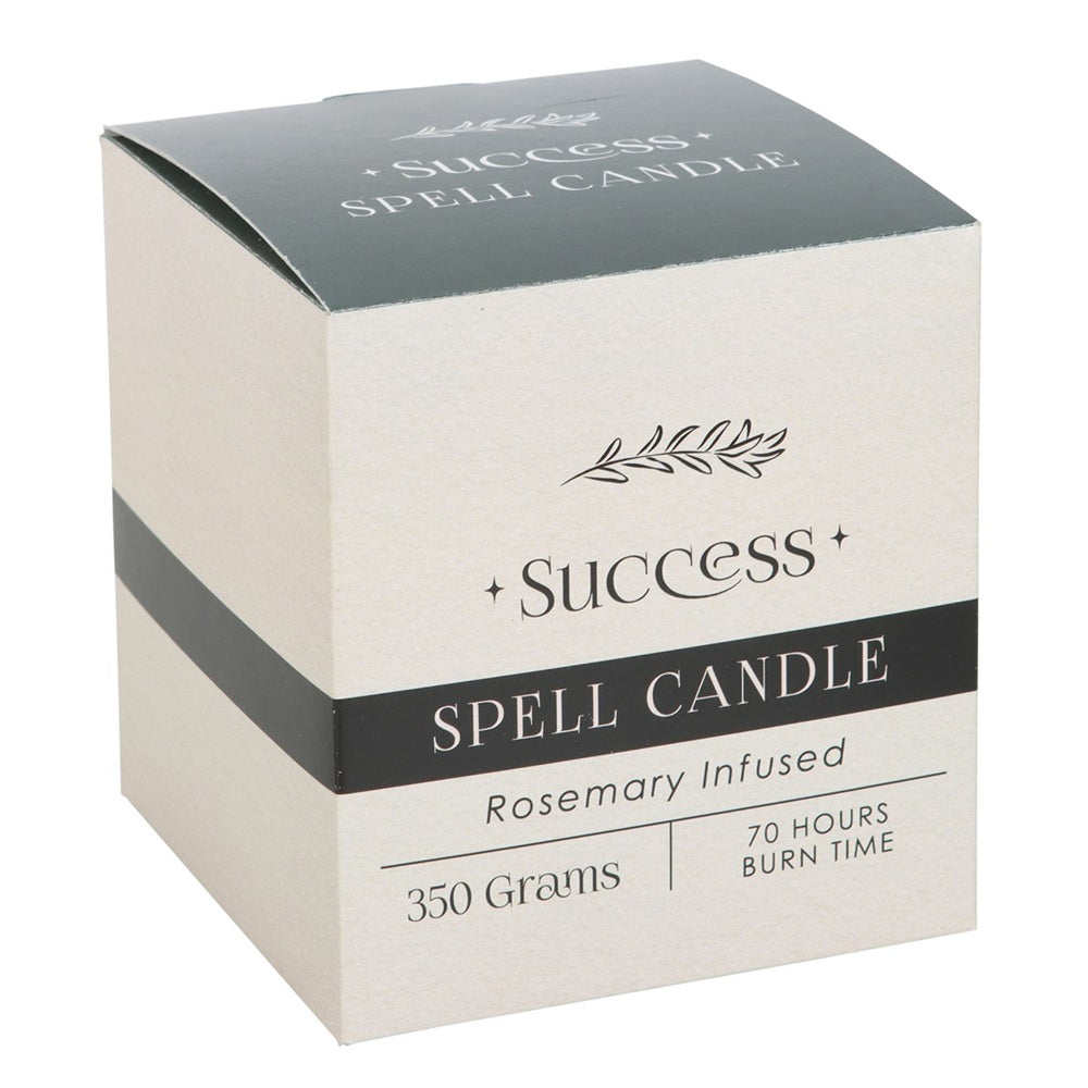 Candle Success Spell Rosemary Infused