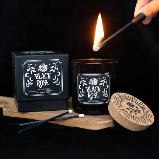 Candle Black Rose Twilight Rose