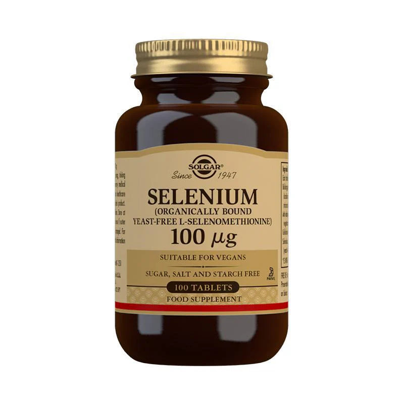 Solgar Selenium (Yeast-Free) 100 MCG Tablets