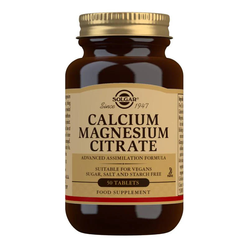 Solgar Calcium Magnesium Citrate 100 Tablets