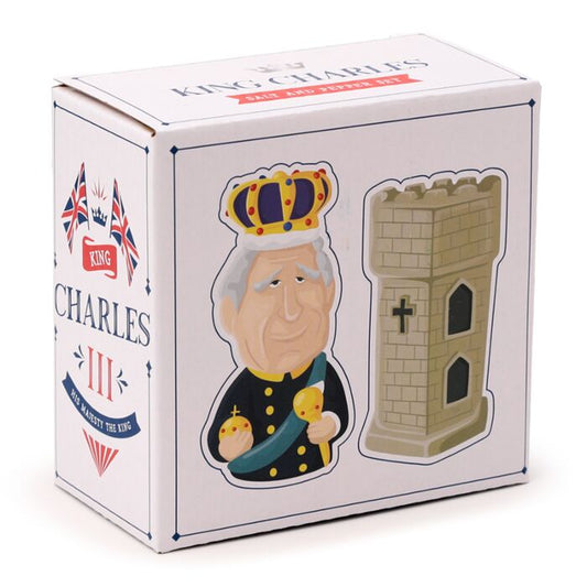 King Charles III Salt & Pepper Set