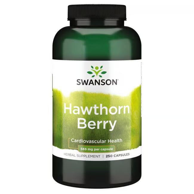 SWANSON Hawthorn Berries 565mg 250 Capsules