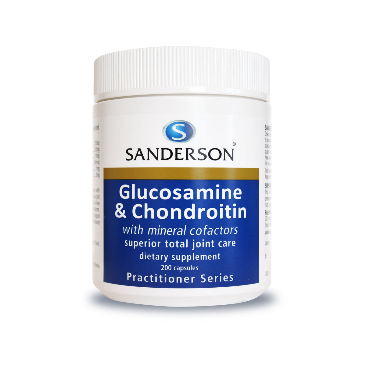 SANDERSON Glucosamine & Chondroitin with co-factors