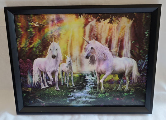 3D Art Unicorns 30x40CM