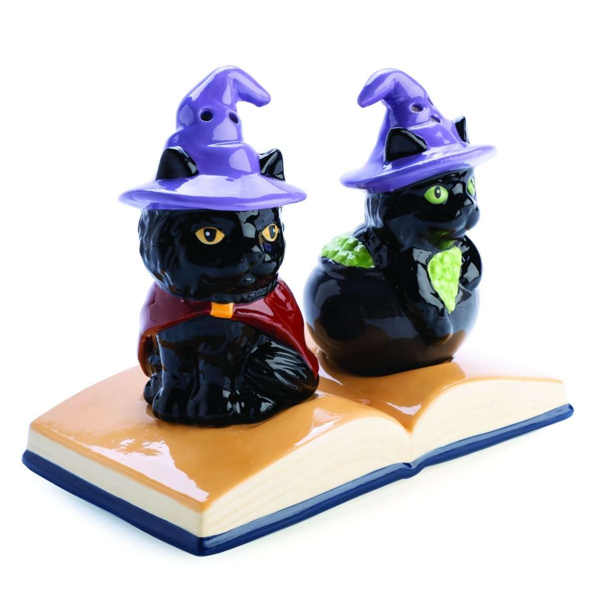 Flavour Mates Black Cats Salt & Pepper Set